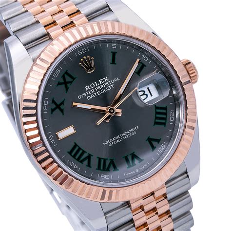 rolex datejust 41 rose gold jubilee price|rolex datejust 41 bezel.